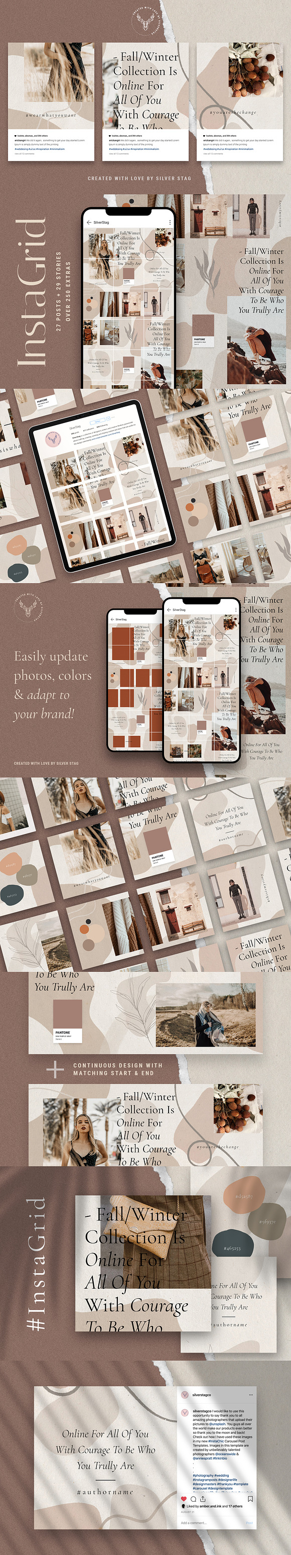 #InstaGrid 11 - Instagram Puzzle in Instagram Templates - product preview 13