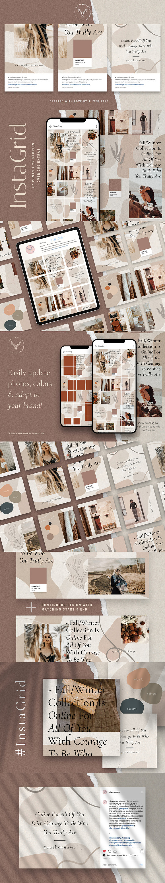 #InstaGrid 11 - Instagram Puzzle in Instagram Templates - product preview 14