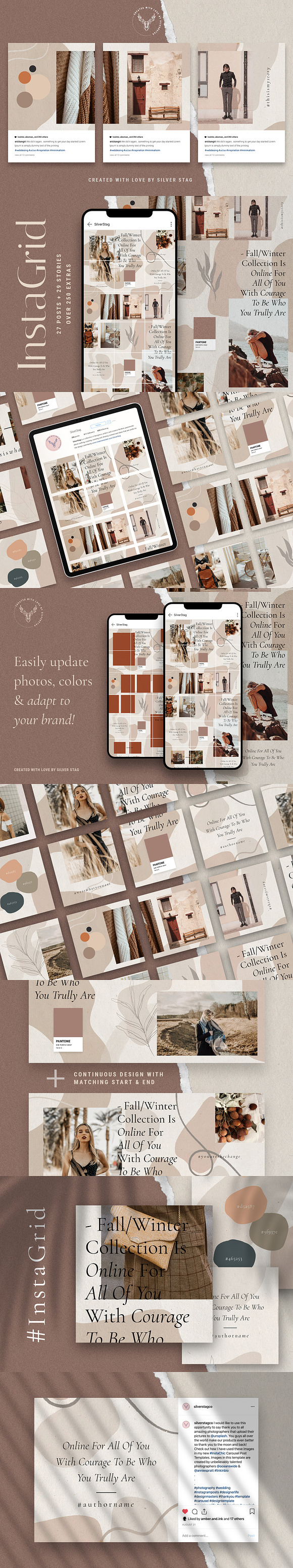 #InstaGrid 11 - Instagram Puzzle in Instagram Templates - product preview 15