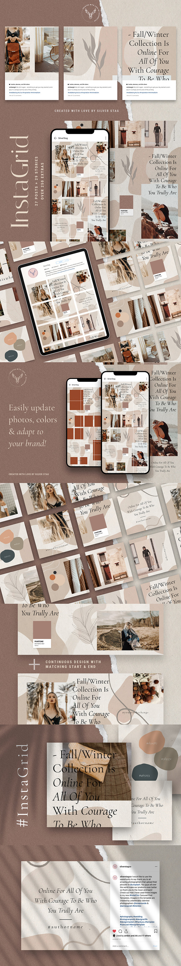 #InstaGrid 11 - Instagram Puzzle in Instagram Templates - product preview 16