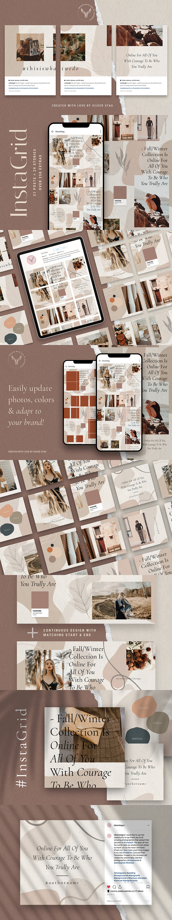#InstaGrid 11 - Instagram Puzzle in Instagram Templates - product preview 18