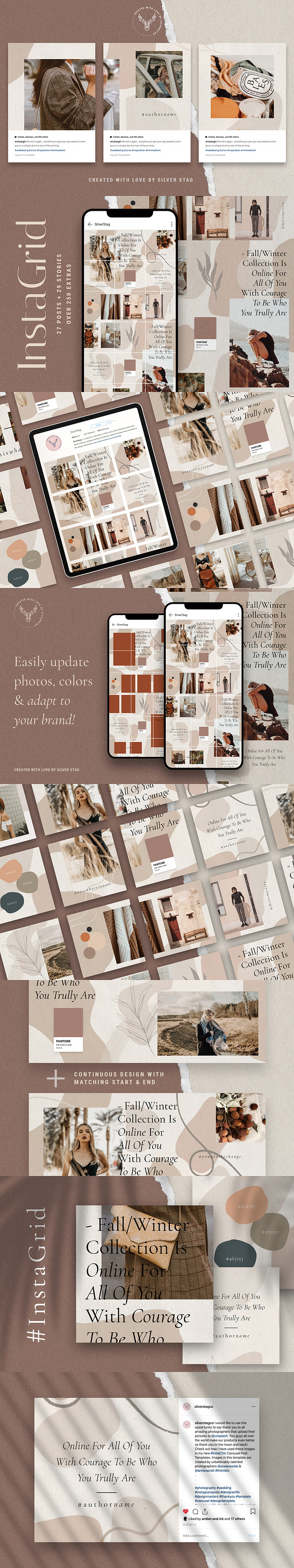 #InstaGrid 11 - Instagram Puzzle in Instagram Templates - product preview 19