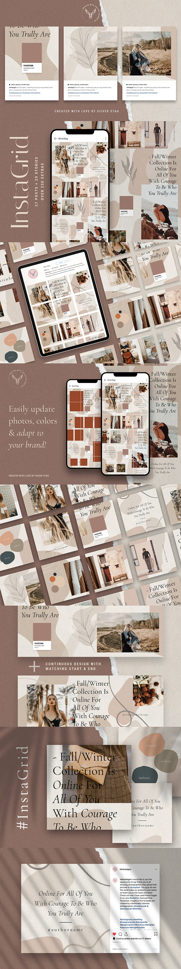 #InstaGrid 11 - Instagram Puzzle in Instagram Templates - product preview 21
