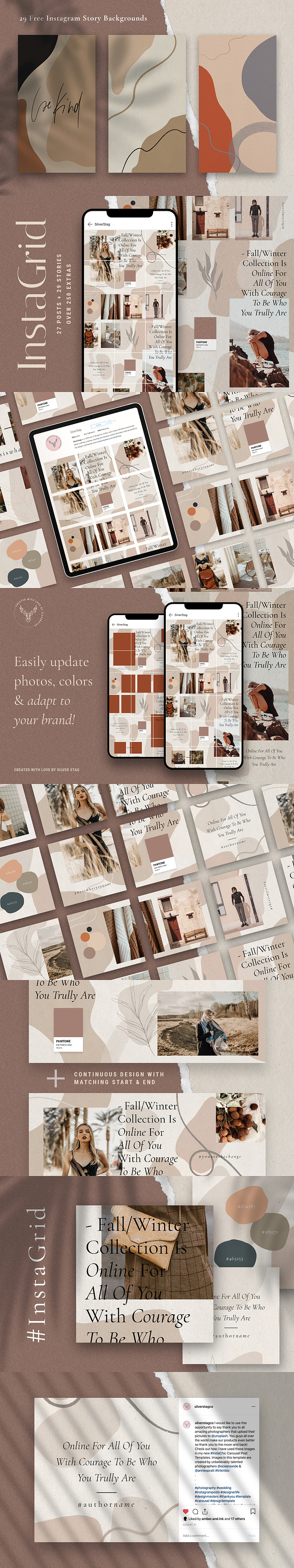 #InstaGrid 11 - Instagram Puzzle in Instagram Templates - product preview 22