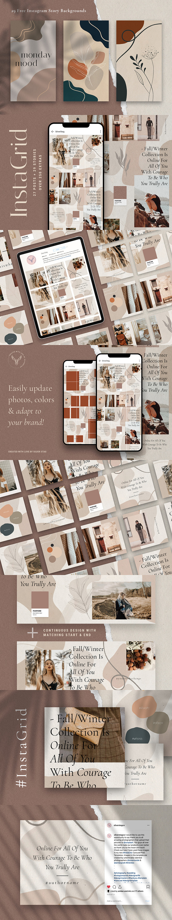 #InstaGrid 11 - Instagram Puzzle in Instagram Templates - product preview 23