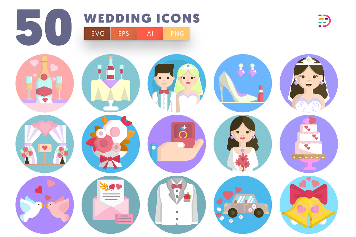 Wedding Icons in Icons - product preview 8