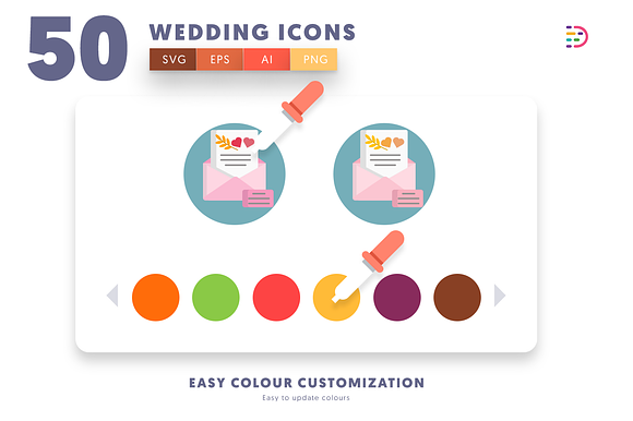 Wedding Icons in Icons - product preview 4