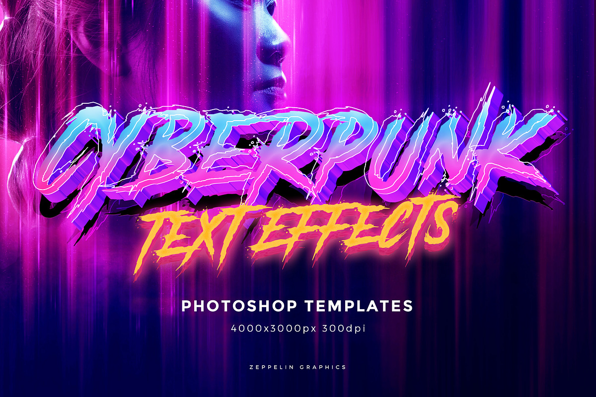 Cyberpunk 80s Text Effects in Add-Ons - product preview 8
