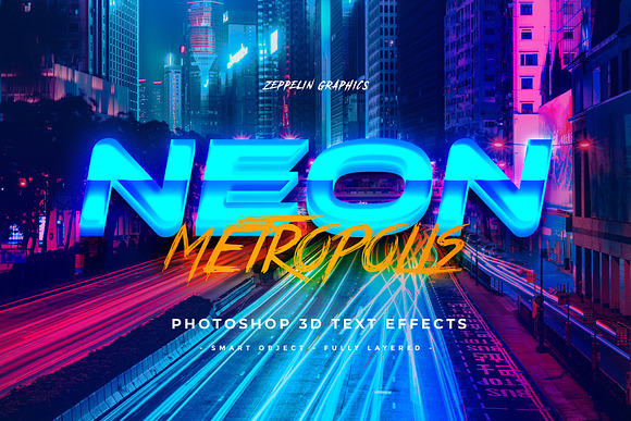 Cyberpunk 80s Text Effects in Add-Ons - product preview 1