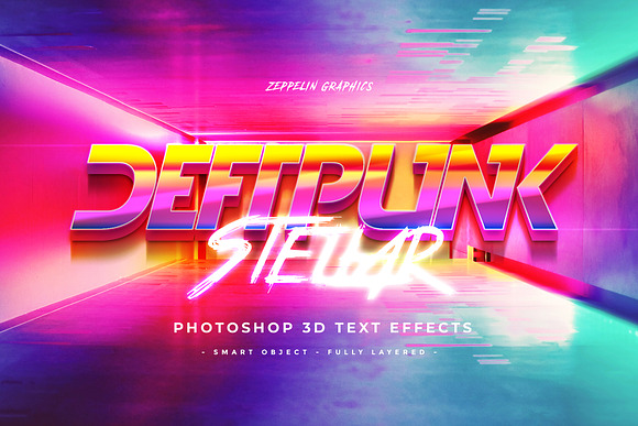 Cyberpunk 80s Text Effects in Add-Ons - product preview 4