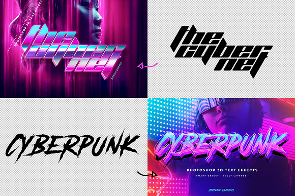 Cyberpunk 80s Text Effects in Add-Ons - product preview 11