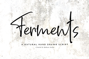 Ferments // Handwritten Scripts