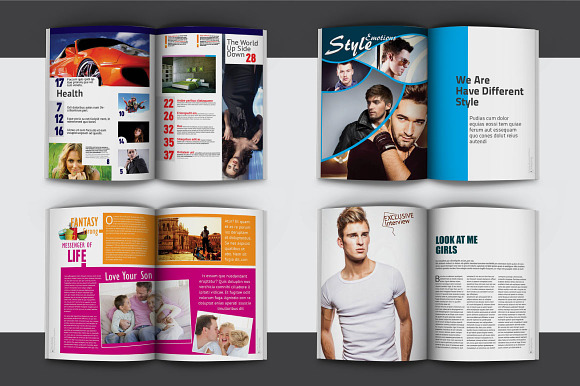 Creative Magazine Template in Magazine Templates - product preview 1