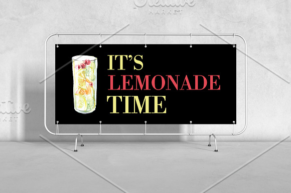 Watercolor vector tea & beverages-6 in Illustrations - product preview 2