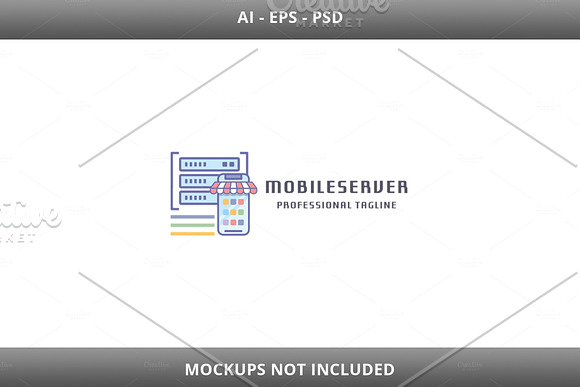 Mobile Server Logo in Logo Templates - product preview 1