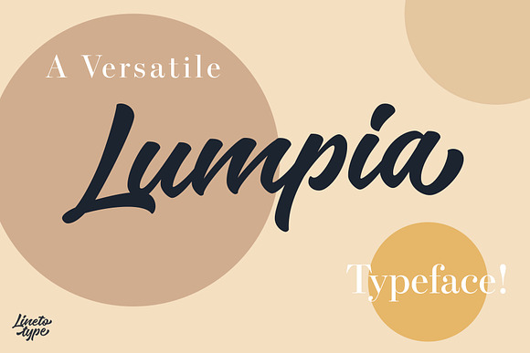 Lumpia Logotype in Script Fonts - product preview 9