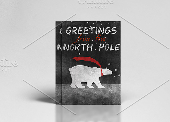 20% discount 8 RETRO CHRISTMAS CARDS in Illustrations - product preview 3