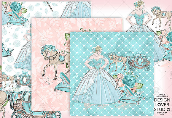 Fairy Tale digital paper pack in Patterns - product preview 3
