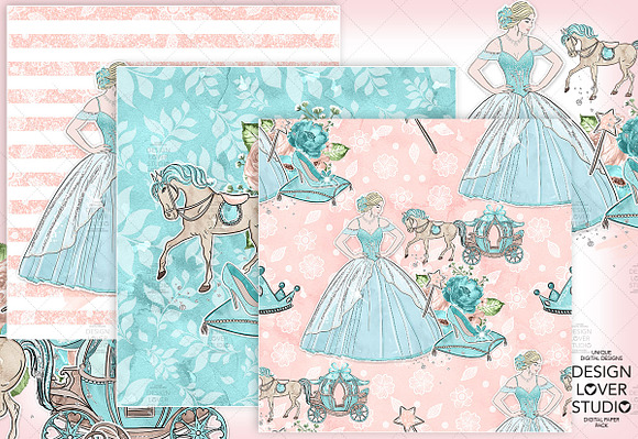 Fairy Tale digital paper pack in Patterns - product preview 4