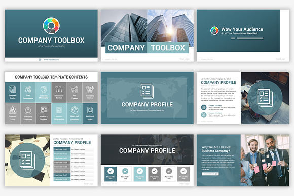 Company Presentation Toolbox Keynote in Keynote Templates - product preview 3