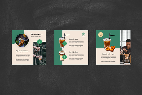 Coffee Shop Instagram Post PPT in PowerPoint Templates - product preview 2