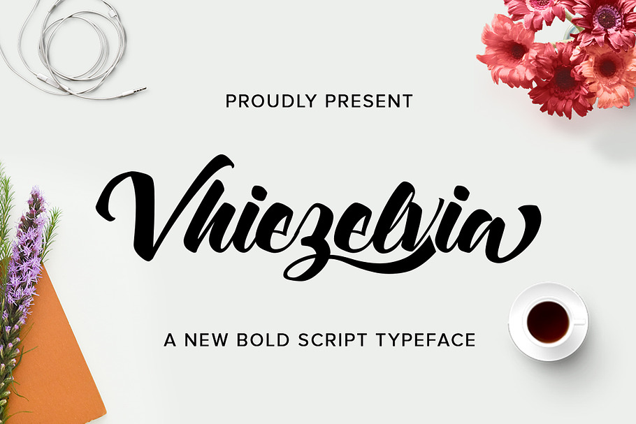 Vhiezelvia Script in Script Fonts - product preview 8