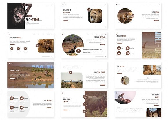 Zoothing - Powerpoint Template in PowerPoint Templates - product preview 1