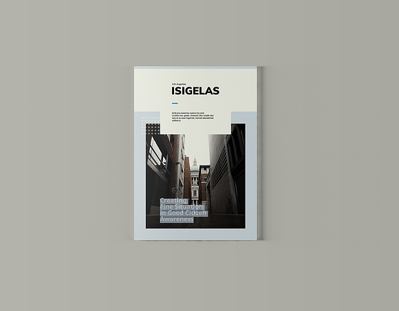 Isigelas - Magazine Template in Magazine Templates - product preview 1