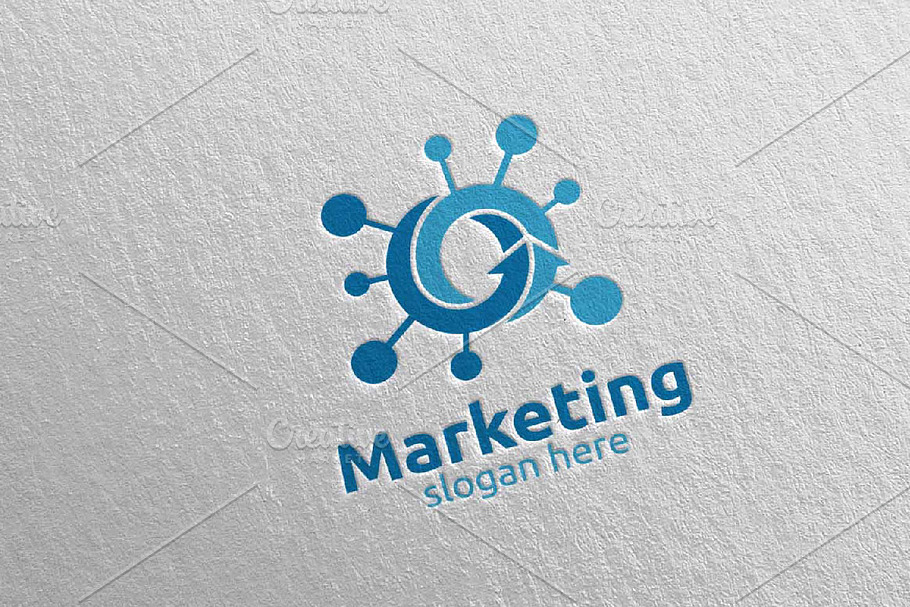 Marketing Financial Advisor Logo 2 in Logo Templates - product preview 8