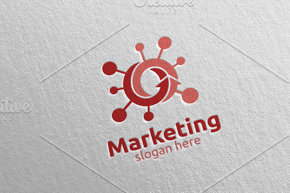 Marketing Financial Advisor Logo 2 in Logo Templates - product preview 1