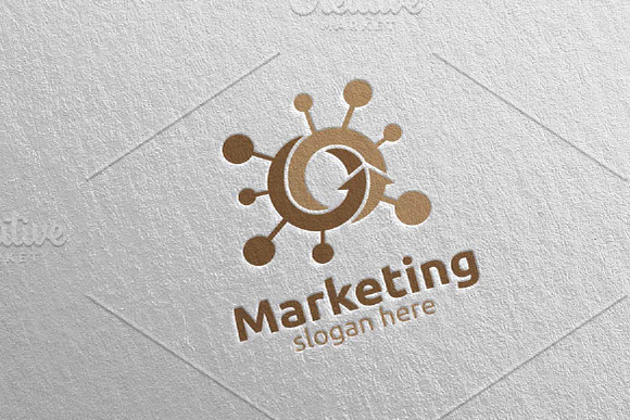 Marketing Financial Advisor Logo 2 in Logo Templates - product preview 2