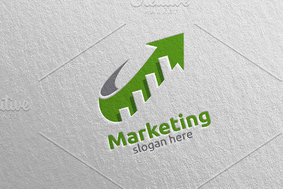 Marketing Financial Advisor Logo 4 in Logo Templates - product preview 1