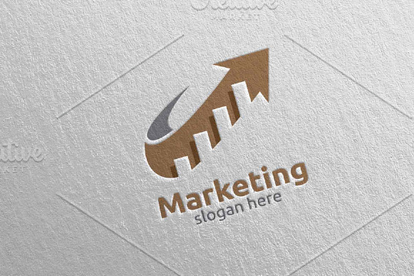 Marketing Financial Advisor Logo 4 in Logo Templates - product preview 2