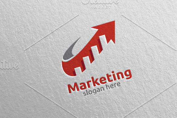 Marketing Financial Advisor Logo 4 in Logo Templates - product preview 3