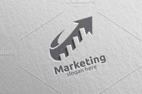 Marketing Financial Advisor Logo 4 in Logo Templates - product preview 4