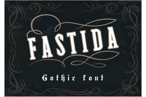 Fastida Gothic Font