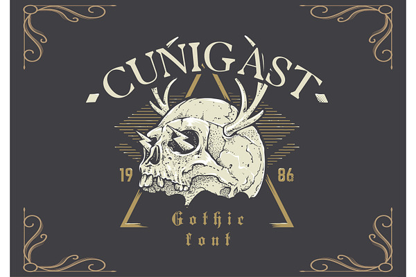 Cunigast Gothic Font