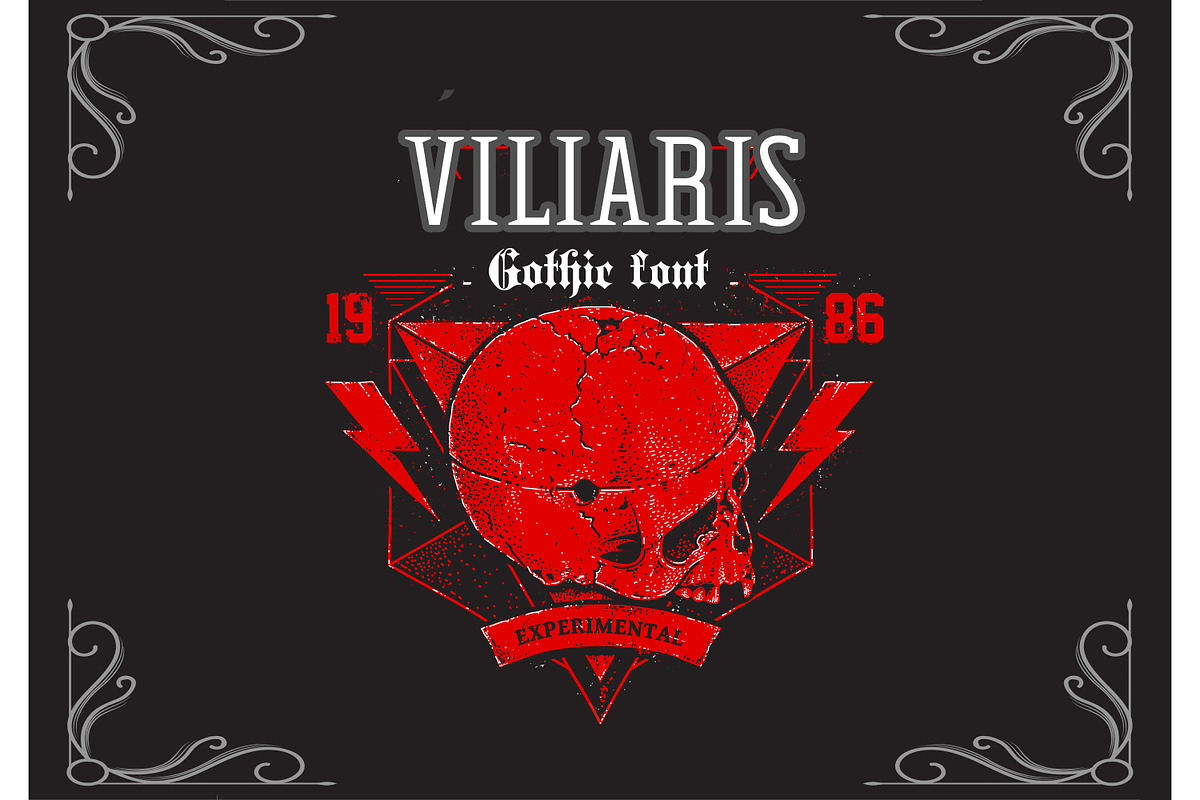 Viliaris Gothic Font in Blackletter Fonts - product preview 8