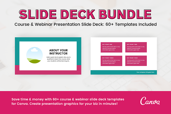 60+ Slide Deck Templates for Canva in Presentation Templates - product preview 1