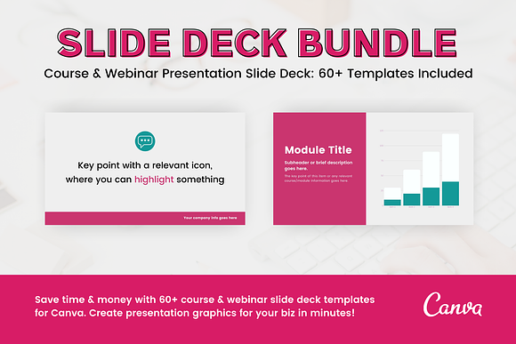60+ Slide Deck Templates for Canva in Presentation Templates - product preview 2
