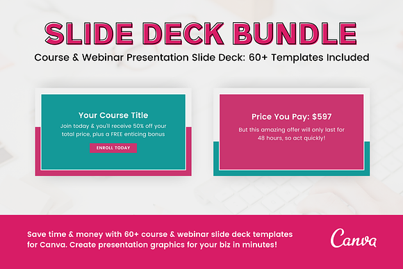 60+ Slide Deck Templates for Canva in Presentation Templates - product preview 3
