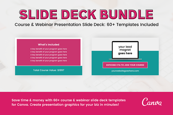 60+ Slide Deck Templates for Canva in Presentation Templates - product preview 4