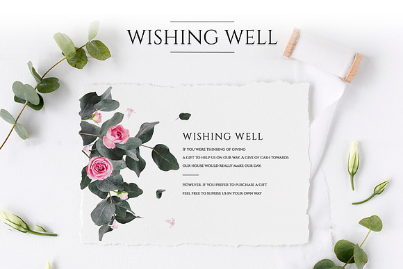 Eucalyptus Foliage Wedding Suite in Wedding Templates - product preview 6