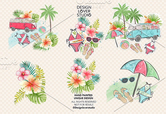Go to the Beach design in Illustrations - product preview 2