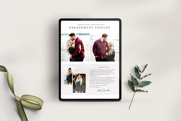 Photography Email Template EM003 in Card Templates - product preview 1