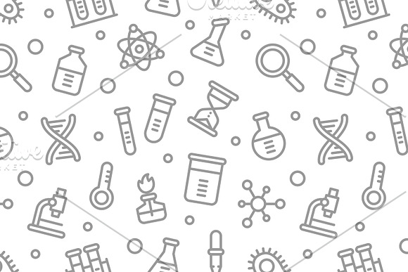 6 laboratory seamless patterns in Patterns - product preview 1