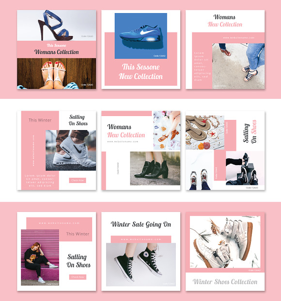 Fashion Instagram Post or Stories in Instagram Templates - product preview 5