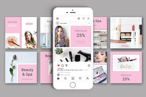 Modern Social Media Pack For Fashion in Instagram Templates - product preview 5