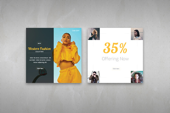 Stylish Social Media Pack in Instagram Templates - product preview 2
