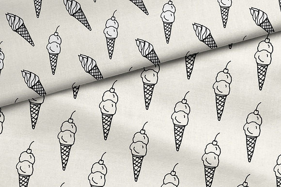 4 Ice Cream patterns in Patterns - product preview 2